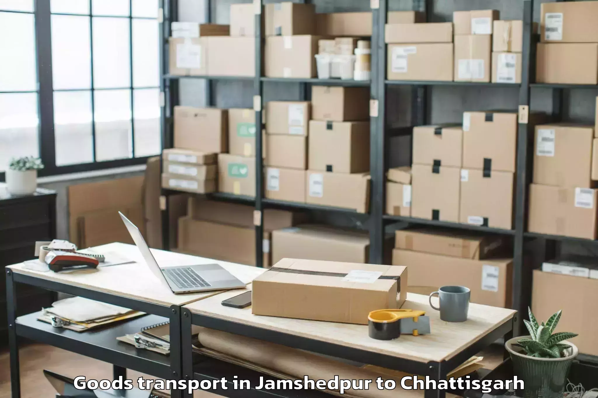 Book Jamshedpur to Dhamtari Goods Transport Online